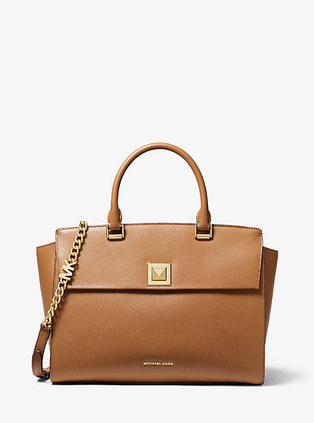 michael kors sac sylvie|Sylvia Large Crossgrain Leather Satchel .